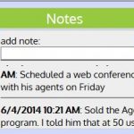 Date and Time Stamped are important to build relationships with clients using BusinessETouch.